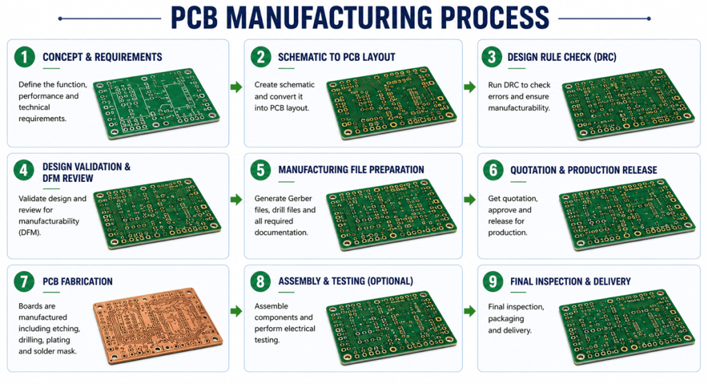 PCB Manufacturing Process All Steps